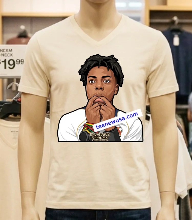 Ishowspeed And Funny Facial Expressions T Shirt White T Shirt 4