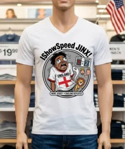 Ishowspeed Wore The England Jersey And The Result Was England Being Defeated By Argentina T Shirt