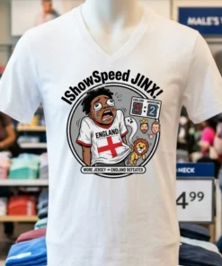 Ishowspeed Wore The England Jersey And The Result Was England Being Defeated By Argentina T Shirt