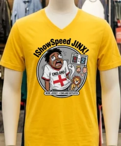 Ishowspeed Wore The England Jersey And The Result Was England Being Defeated By Argentina T Shirt