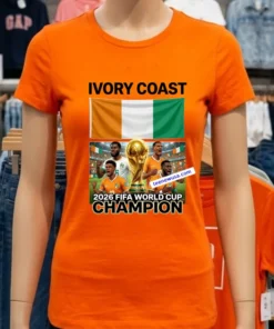 Ivory Coast National Football World Cup 2026 T Shirt