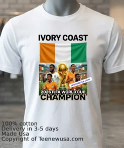Ivory Coast National Football World Cup 2026 T Shirt