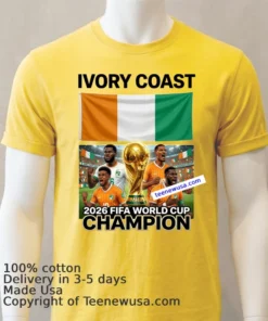 Ivory Coast National Football World Cup 2026 T Shirt
