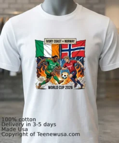 Ivory Coast Vs Norway World Cup 2026 T Shirt
