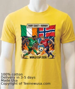 Ivory Coast Vs Norway World Cup 2026 T Shirt