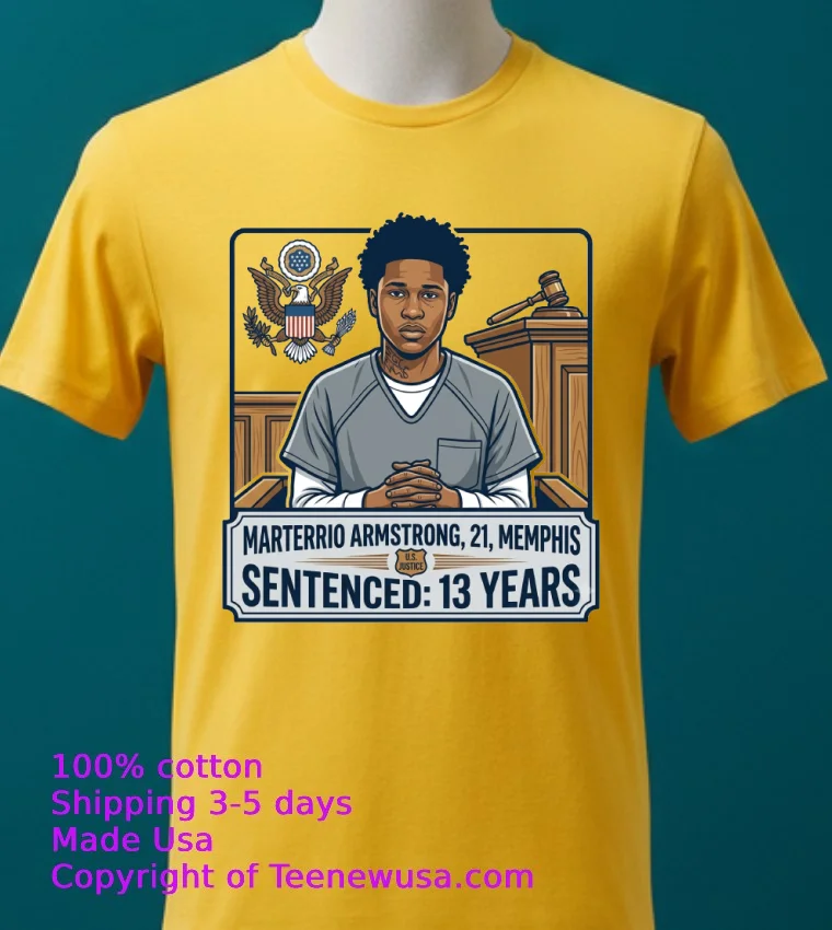 Jacam'ron Mcintosh, 21, From Oxford, Mississippi, Was Sentenced To 8.5 Years In Prison T Shirt - yellow-t-shirt 2 Jacamron Mcintosh 21 From Oxford Mississippi Was Sentenced To 85 Years In Prison T Shirt Yellow T Shirt 2