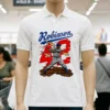 Jackie Robinson American Baseball Player Brooklyn Dodgers Memory Shirt White T Shirt 2