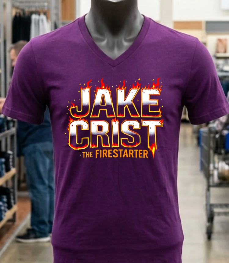 Jake Crist The Firestarter Shirt - purple-shirt Jake Crist The Firestarter Shirt Purple Shirt