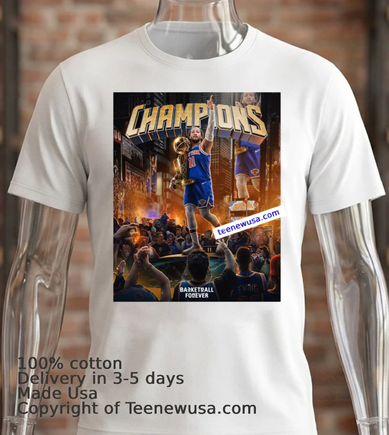Jalen Brunson Drops 45 Pts As The Knicks Defeat The Spurs & Become The 2026 Nba Champions T Shirt - white-t-shirt 2 Jalen Brunson Drops 45 Pts As The Knicks Defeat The Spurs Become The 2026 Nba Champions T Shirt White T Shirt 2