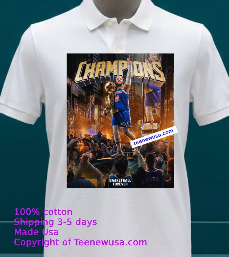 Jalen Brunson Drops 45 Pts As The Knicks Defeat The Spurs & Become The 2026 Nba Champions T Shirt - white-t-shirt 23 Jalen Brunson Drops 45 Pts As The Knicks Defeat The Spurs Become The 2026 Nba Champions T Shirt White T Shirt 23