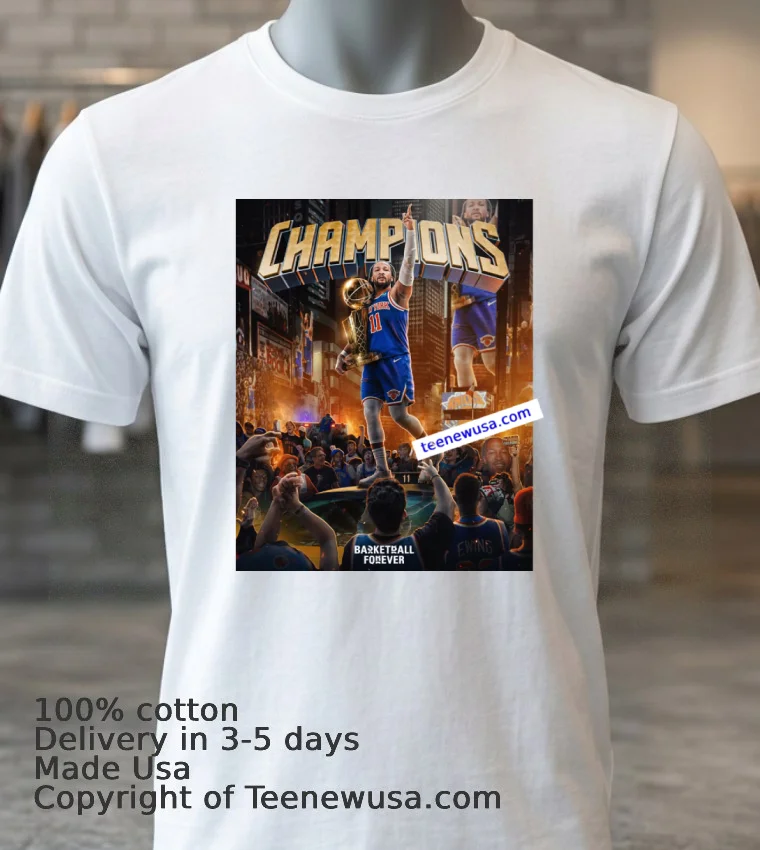 Jalen Brunson Drops 45 Pts As The Knicks Defeat The Spurs & Become The 2026 Nba Champions T Shirt - white-t-shirt 3 Jalen Brunson Drops 45 Pts As The Knicks Defeat The Spurs Become The 2026 Nba Champions T Shirt White T Shirt 3