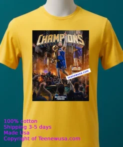 Jalen Brunson Drops 45 Pts As The Knicks Defeat The Spurs & Become The 2026 Nba Champions T Shirt