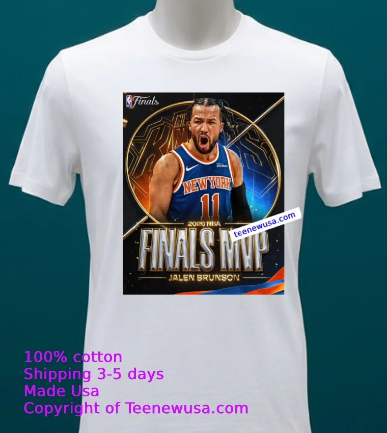 Jalen Brunson Finals Mvp 2026 Nba T Shirt - white-t-shirt 20 Jalen Brunson Finals Mvp 2026 Nba T Shirt White T Shirt 20