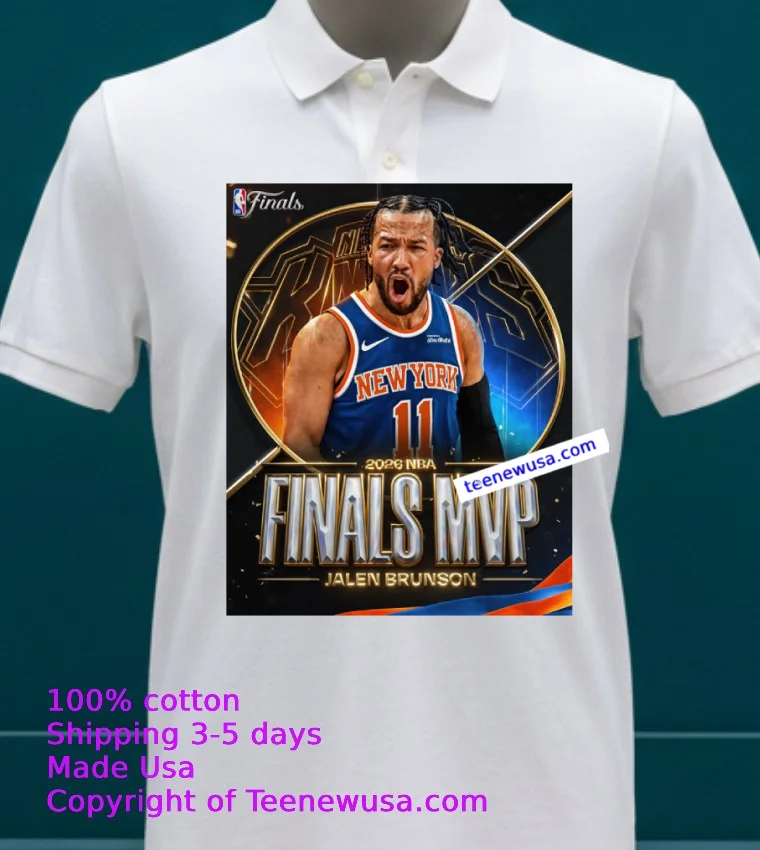Jalen Brunson Finals Mvp 2026 Nba T Shirt - white-t-shirt 23 Jalen Brunson Finals Mvp 2026 Nba T Shirt White T Shirt 23