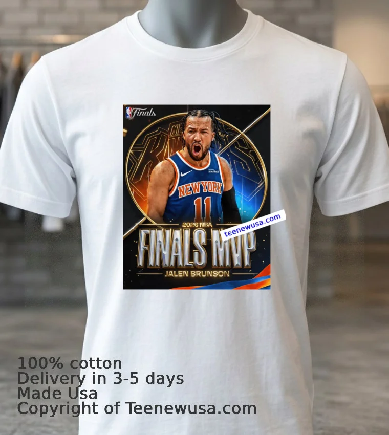 Jalen Brunson Finals Mvp 2026 Nba T Shirt White T Shirt 3