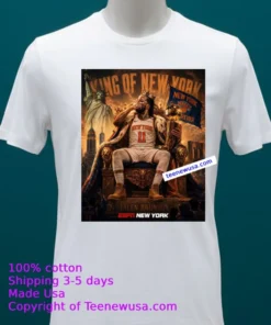 Jalen Brunson King Of New York Nba 2026 T Shirt