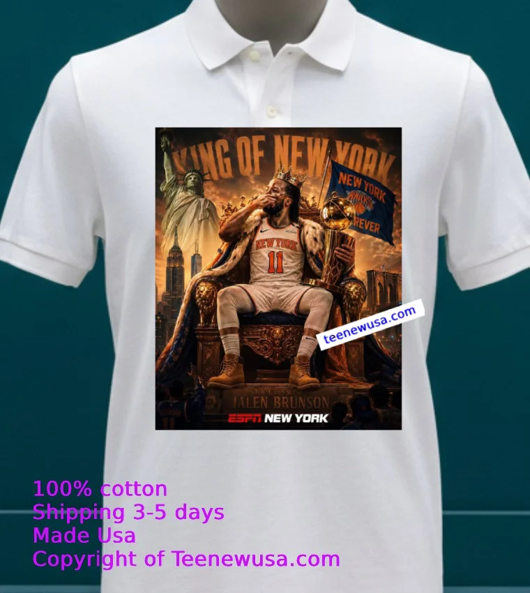 Jalen Brunson King Of New York Nba 2026 T Shirt - white-t-shirt 23 Jalen Brunson King Of New York Nba 2026 T Shirt White T Shirt 23