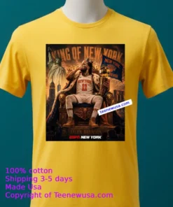 Jalen Brunson King Of New York Nba 2026 T Shirt