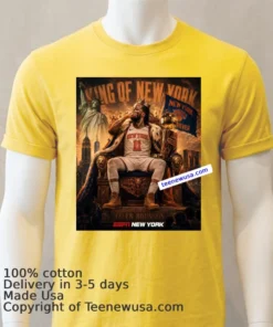Jalen Brunson King Of New York Nba 2026 T Shirt