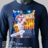 Jalen Brunson Shone Brightly Helping The Knicks Come From Behind To Win Their First Game T Shirt Navy Shirt