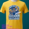 Jalen Brunson Wins Bill Russell Trophy As 2026 Nba Finals Mvp T Shirt Yellow T Shirt 2