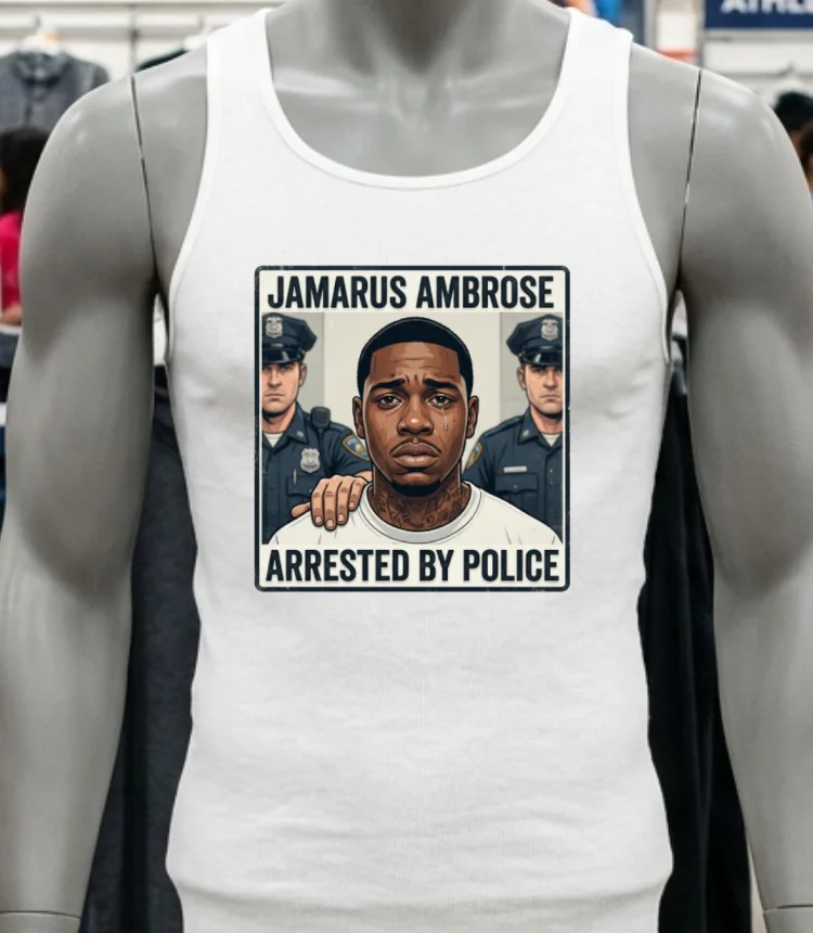 Jamarus Ambrose Has Been Arrested By Police T Shirt White T Shirt 4