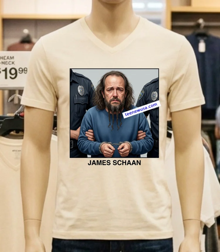 James Schaan, 43, Was Arrested For Drug Possession T Shirt - white-t-shirt James Schaan 43 Was Arrested For Drug Possession T Shirt White T Shirt 1