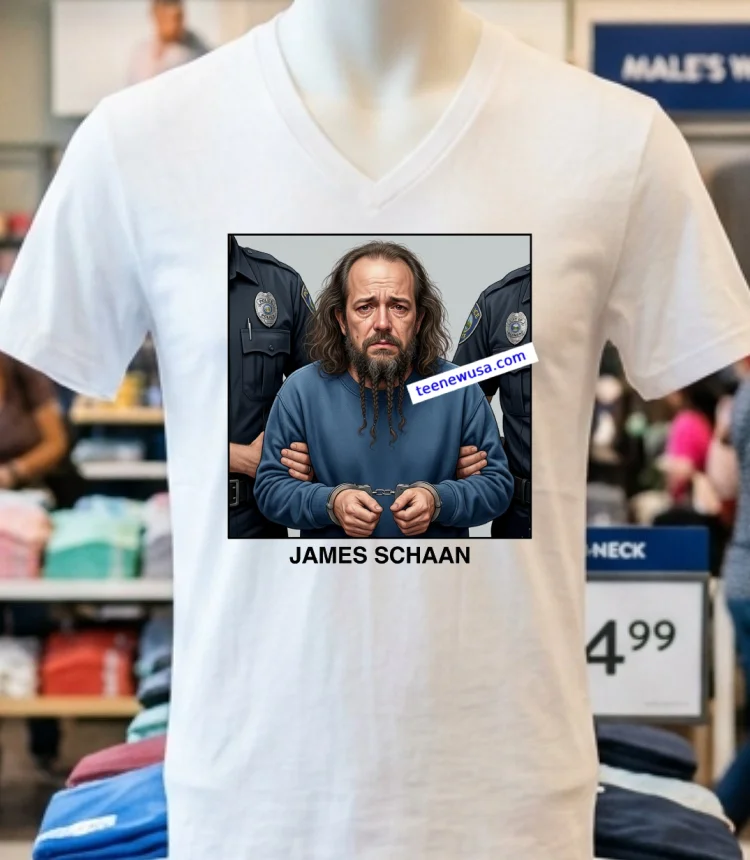 James Schaan, 43, Was Arrested For Drug Possession T Shirt - white-t-shirt James Schaan 43 Was Arrested For Drug Possession T Shirt White T Shirt 3