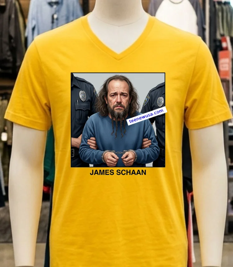 James Schaan, 43, Was Arrested For Drug Possession T Shirt - yellow-t-shirt James Schaan 43 Was Arrested For Drug Possession T Shirt Yellow T Shirt
