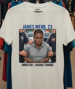 James Webb, 23, Was Arrested By Police T Shirt