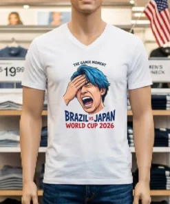 Japanese Streamer Gamix Screaming Viral Moment Brazil Vs Japan World Cup 2026 T Shirt