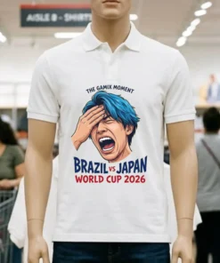 Japanese Streamer Gamix Screaming Viral Moment Brazil Vs Japan World Cup 2026 T Shirt
