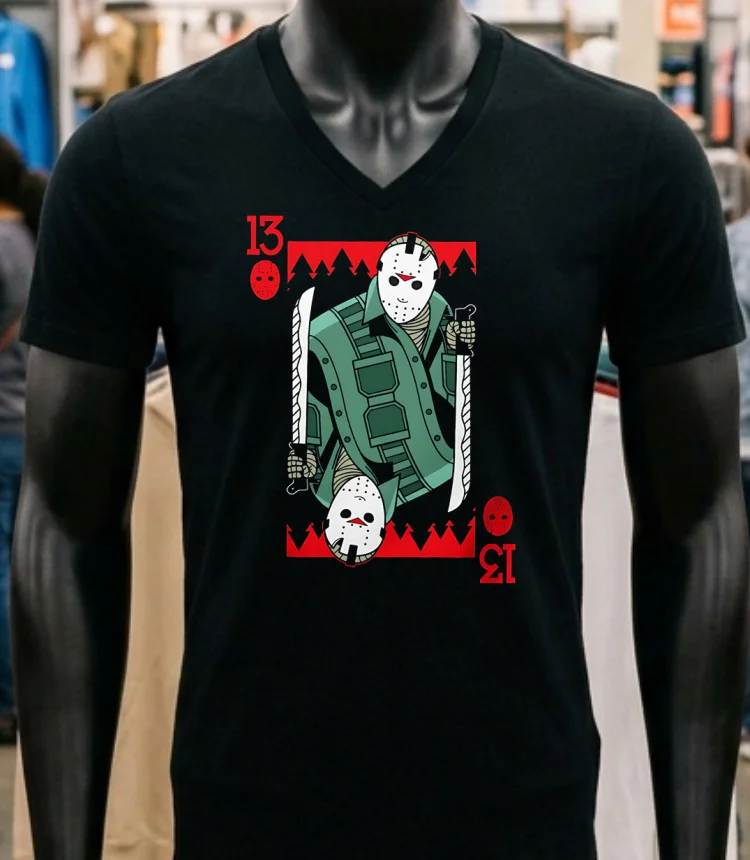 Jason 13 Horror Halloween Shirt - balck-shirt Jason 13 Horror Halloween Shirt Balck Shirt