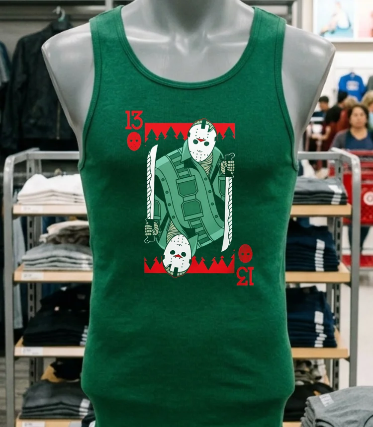 Jason 13 Horror Halloween Shirt - green-shirt Jason 13 Horror Halloween Shirt Green Shirt