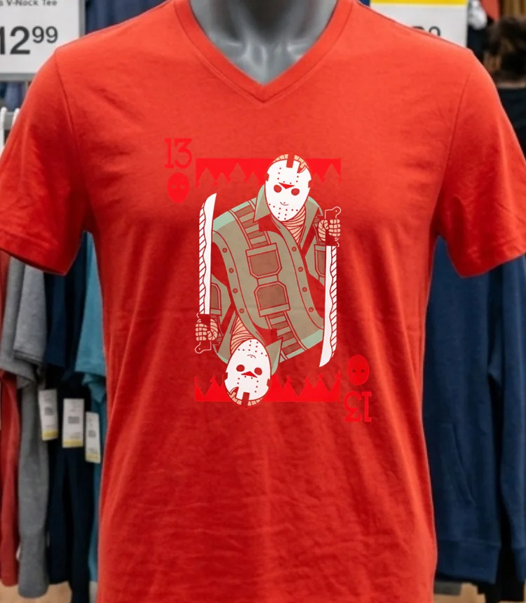 Jason 13 Horror Halloween Shirt - red-shirt Jason 13 Horror Halloween Shirt Red Shirt
