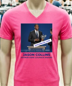 Jason Collins Honored With Arthur Ashe Courage Award At Espys T Shirt