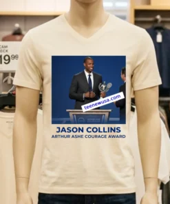 Jason Collins Honored With Arthur Ashe Courage Award At Espys T Shirt