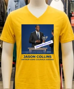Jason Collins Honored With Arthur Ashe Courage Award At Espys T Shirt
