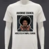 Javonnie Council Of Tampa Florida Arrested And Detained T Shirt White T Shirt 1