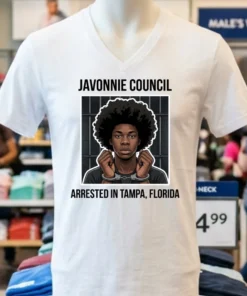 Javonnie Council Of Tampa, Florida Arrested And Detained T Shirt