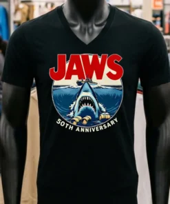 Jaws 50Th Anniversary Vintage Shirt
