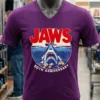 Jaws 50th Anniversary Vintage Shirt Purple Shirt