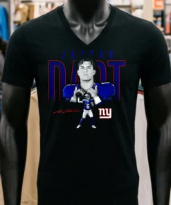 Jaxson Dart New York Giants Signature Classic Shirt