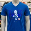 Jaxson Dart New York Giants Signature Classic Shirt Navy Shirt 1