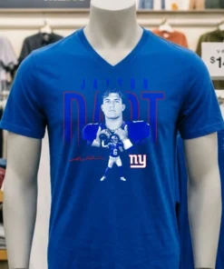 Jaxson Dart New York Giants Signature Classic Shirt