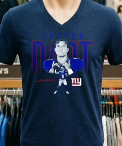 Jaxson Dart New York Giants Signature Classic Shirt