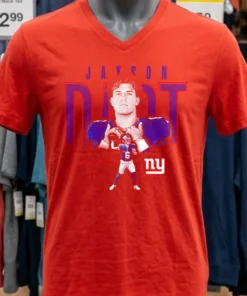 Jaxson Dart New York Giants Signature Classic Shirt