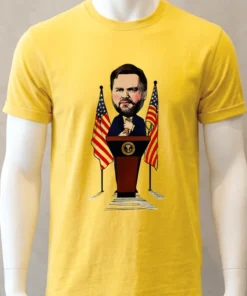 J.d. Vance Becoming President Caricature Shirt