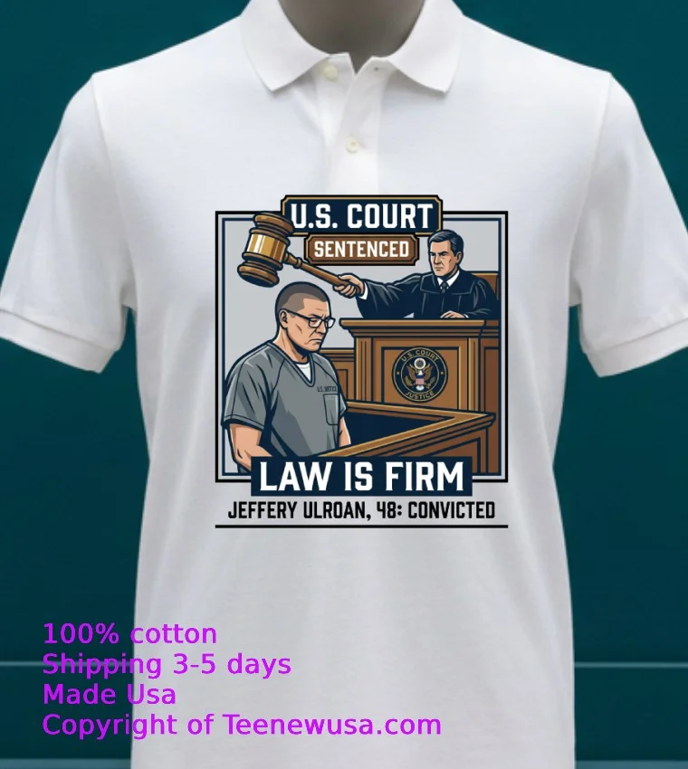 Jeffery Ulroan, 48, Is On Trial In Court T Shirt - white-t-shirt 23 Jeffery Ulroan 48 Is On Trial In Court T Shirt White T Shirt 23
