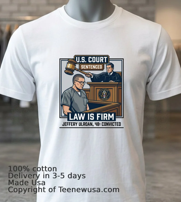 Jeffery Ulroan, 48, Is On Trial In Court T Shirt - white-t-shirt 3 Jeffery Ulroan 48 Is On Trial In Court T Shirt White T Shirt 3